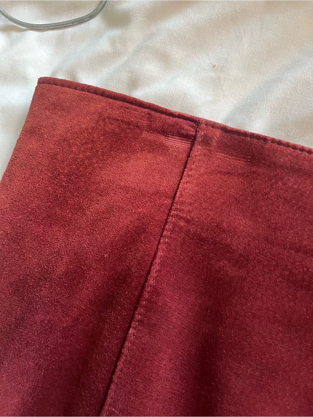 Danier Burgundy Midi Skirt - Picture 7 of 11
